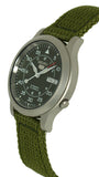 Seiko 5 Automatic Military Style Dark Green Face