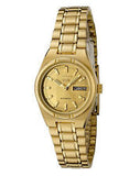 Ladies Seiko 5 Automatic Champagne Two Tone Gold Face