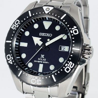 Seiko Solar Pro Divers Titanium Prospex Black Dial