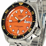 SEIKO Pro Divers 200m Jubilee Bracelet Orange Face